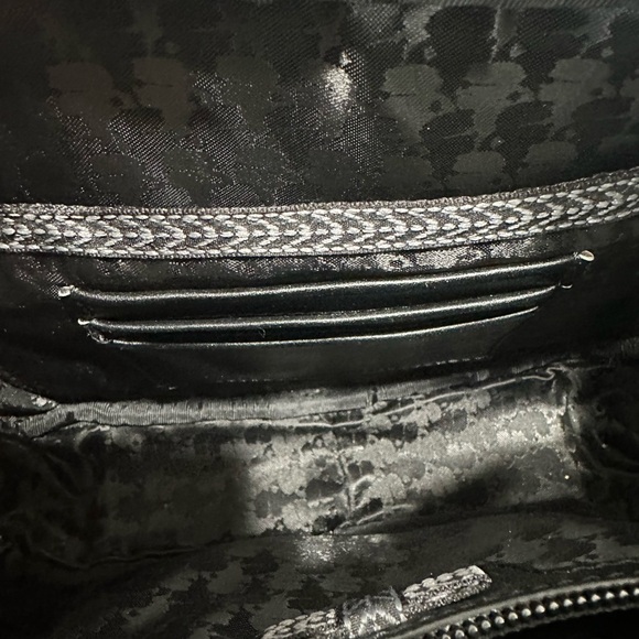 Karl Lagerfeld Paris Lafayette camera bag in snakeskin-embossed leather black - Picture 9 of 10